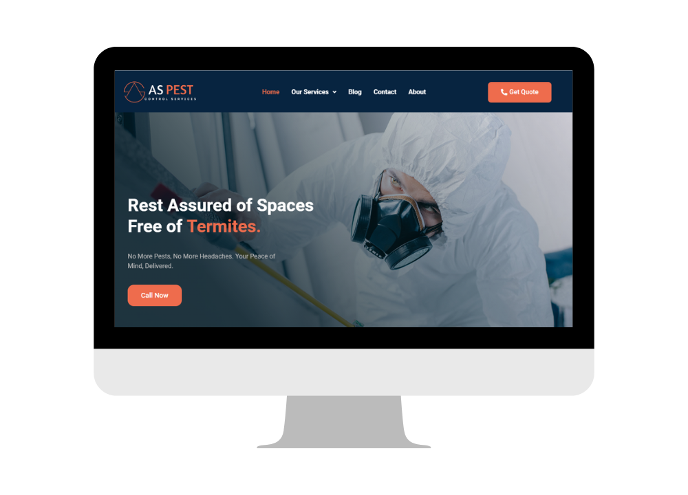 Pest Control Services Website